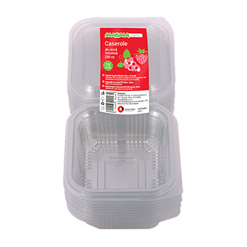 CASEROLA 250gr 10 BUC/SET