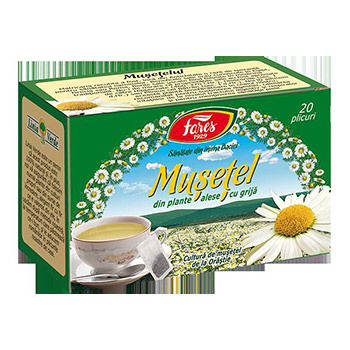 FARES CEAI MUȘEȚEL (20 pliculețe)