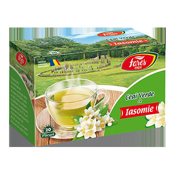 FARES CEAI VERDE CU IASOMIE (20 pliculețe)
