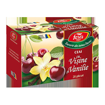 FARES CEAI VIȘINE ȘI VANILIE (20pliculețe)