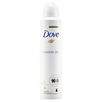 DOVE DEO 250ML INVISIBLE DRY