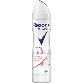 REXONA DEODORANT 150ML.STAY FRESH