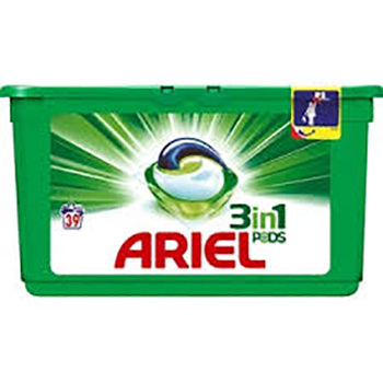 ARIEL DETERGENT CAPSULE 39BUC.