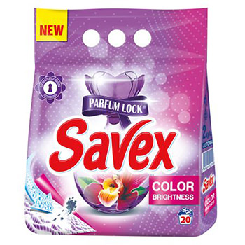 SAVEX DETERGENT AUTOMAT PUDRĂ 2KG.COLOR
