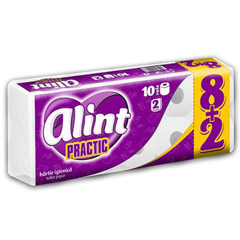 ALINT HĂRTIE IGIENICĂ,2 STRATURI 10 ROLE