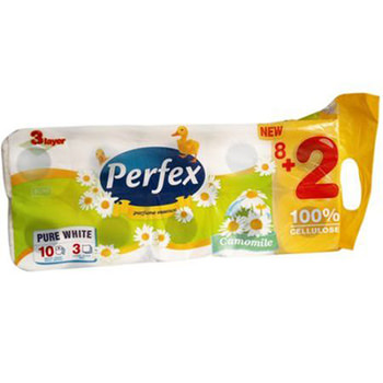 PERFEX HĂRTIE IGIENICĂ 10 ROLE,3 STRATURI