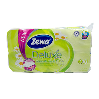ZEWA HĂRTIE IGIENICĂ 3STRATURI/8ROLE MUȘEȚEL
