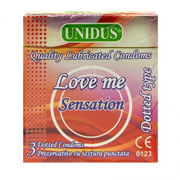 UNIDUS PREZERVATIVE SENSATION 3BUC