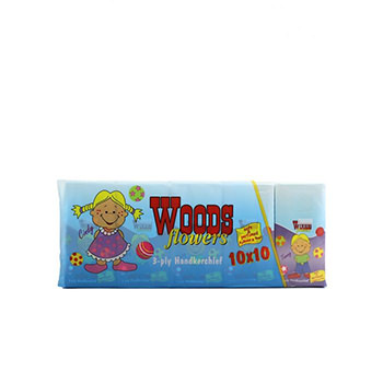 WOOD'S BATISTE IGIENICE,3 STRATURI 10/SET