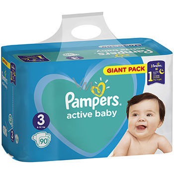 PAMPERS GIANT SCUTECE NR.3 (6-10KG.)