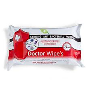 DOCTOR WIPES ȘERVEȚELE ANTIBACTERIENE 72BUC.