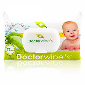 DOCTOR WIPES ȘERVEȚELE UMEDE 72BUC.ALOE