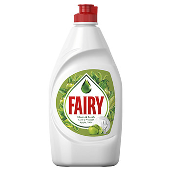 FAIRY DETERGENT LICHID 400ML.APPLE