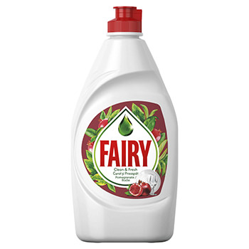FAIRY DETERGENT LICHID 400ML.POMEGRANATE