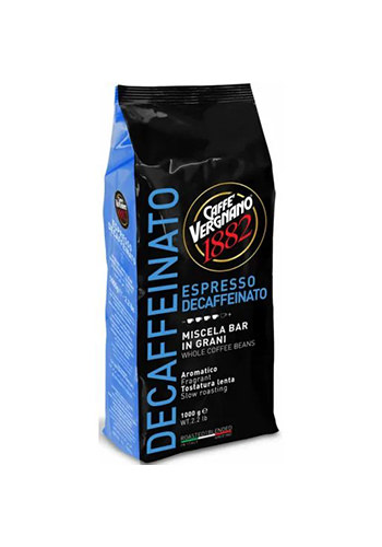 Cafea boabe Vergnano Espresso Decaffeinato, 1kg 