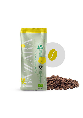Cafea boabe Bazzara BioArabica Brazil, 250g 