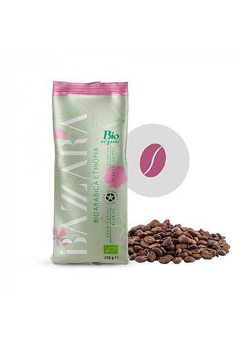 Cafea boabe Bazzara BioArabica Ethiopia, 250g 