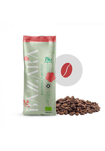 Cafea boabe Bazzara BioArabica Mexico, 250g 