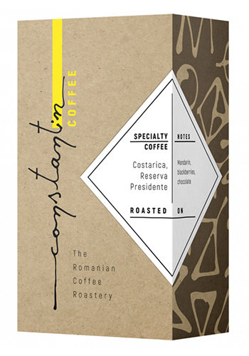 Cafea boabe de specialitate Constantin Costa Rica Reserva Presidente, 250g 