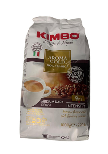 Cafea boabe Kimbo Aroma Gold 100% Arabica, 1kg 