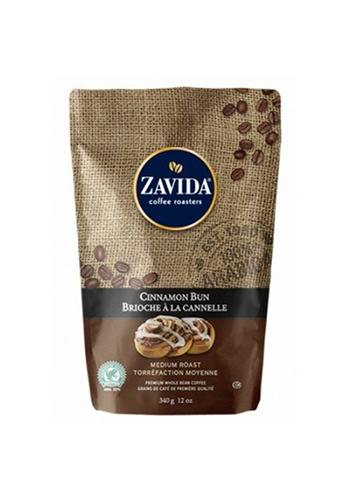 Cafea boabe Zavida Cinnamon Bun cu aroma de briosa cu scortisoara, 340g