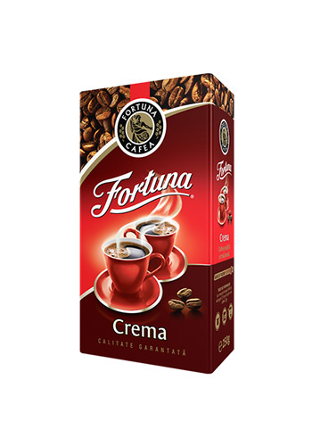 Cafea macinata Fortuna Crema, 250 g 