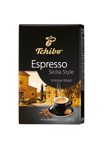 Cafea macinata Tchibo Espesso Sicilia Style, 250g 