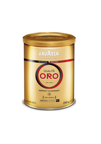 Cafea macinata in cutie metalica Lavazza Qualita Oro, 250g 