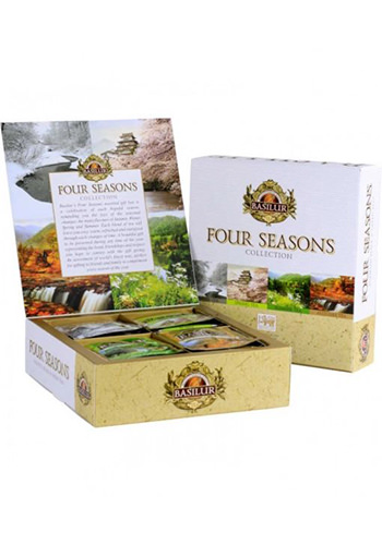 Ceai mix Basilur Four Season Assorted, 40 plicuri 