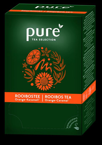 Ceai Pure Rooibos Portocala si Caramel, 25 plicuri 