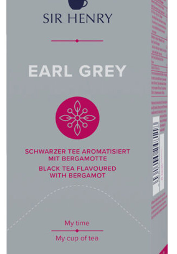 Ceai negru Sir Henry Earl Grey, 25 plicuri 