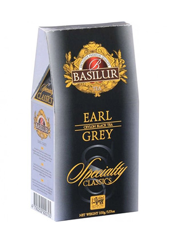 Ceai negru Basilur Earl Grey Refill, 100g 