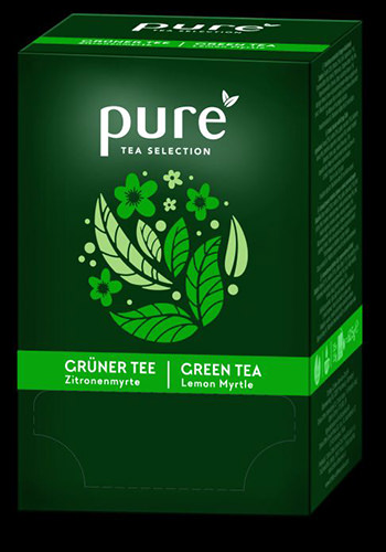Ceai Pure Selection Verde cu Lamaie, 25 plicuri 