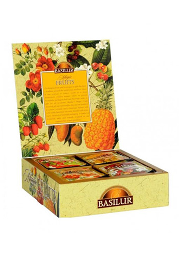 Ceai mix Basilur Magic Fruits, 40 plicuri 