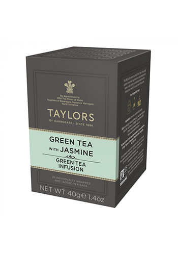 Ceai Verde cu Iasomie Taylors of Harrogate, 20 pliculete 